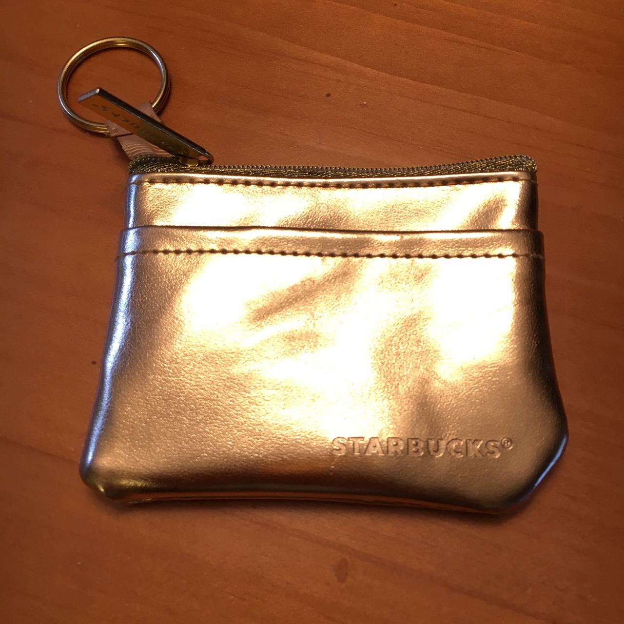 Starbucks gold color cardholder wallet Also has Depop - Main Image