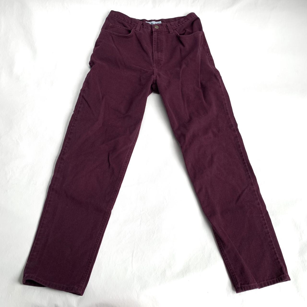 Product Image 1 - Vintage 90s jeans, maroon denim,
