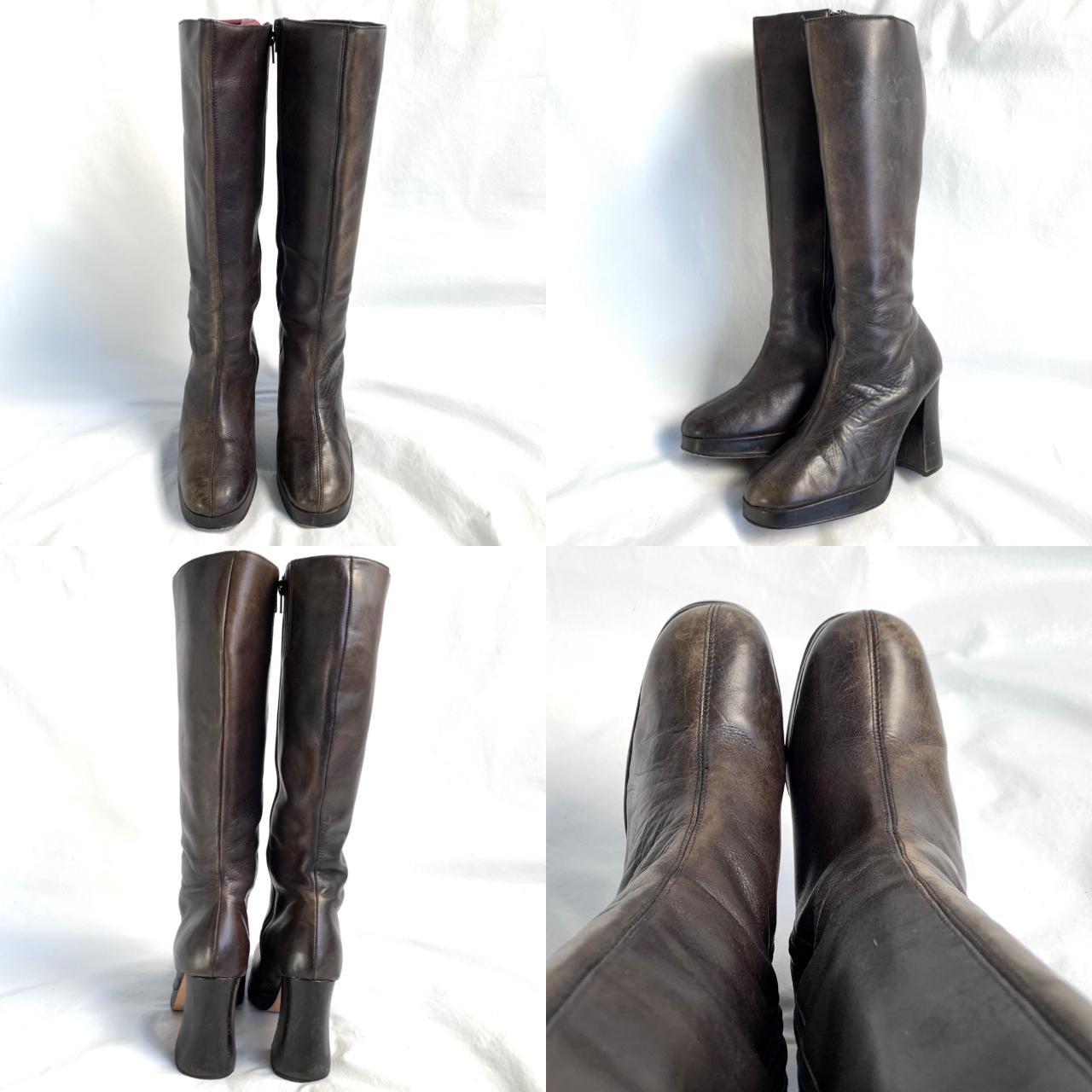 Product Image 2 - Vintage platform boots, brown and