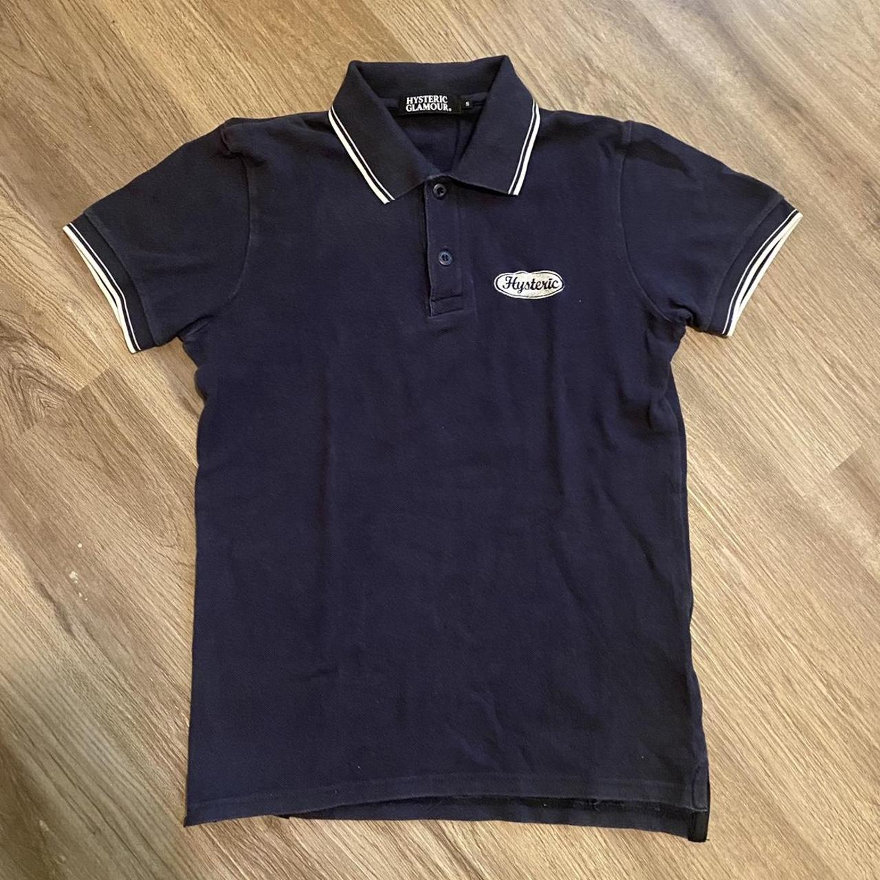 Hysteric Glamour iconic vintage polo shirt - Depop