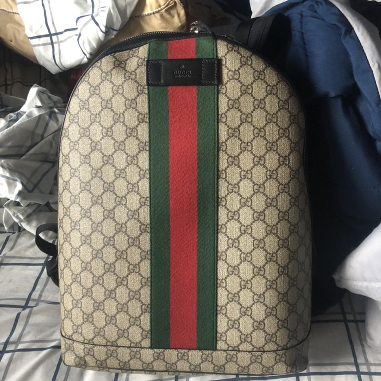 Gucci on sale backpack authentic