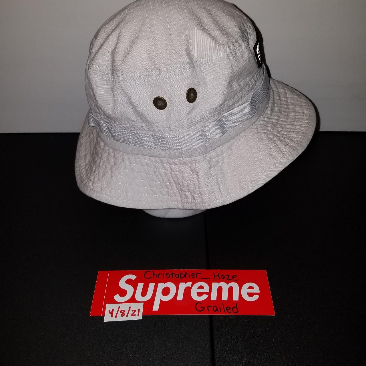 Supreme Reflective Patch Boonie M/L Natural | Depop