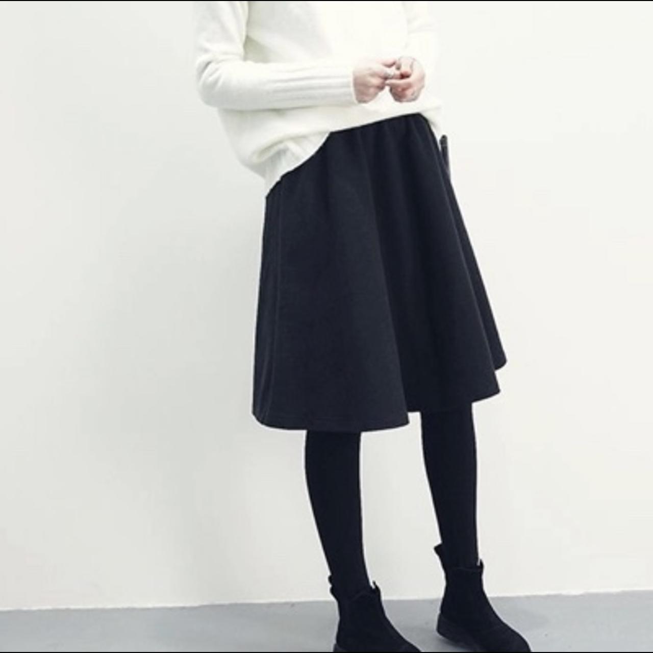Stylenanda Women's Black Skirt (2)