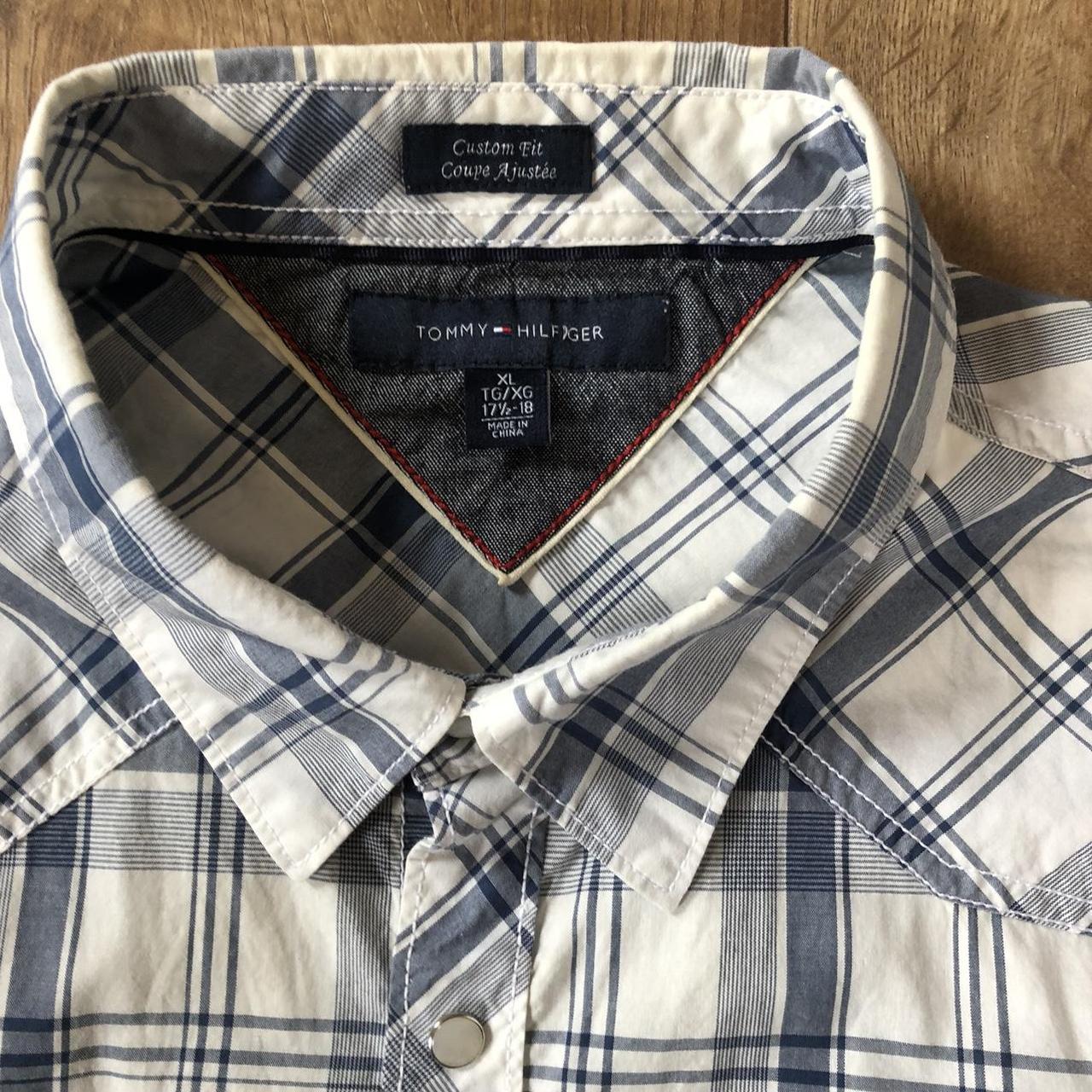 Tommy Hilfiger western shirt size xlarge . Tommy... - Depop