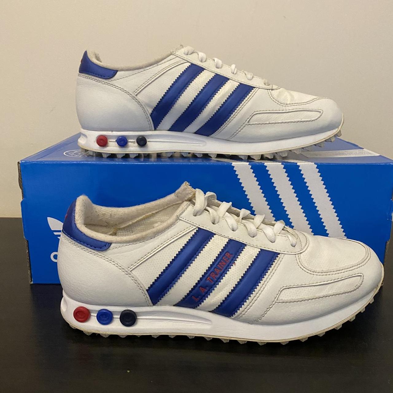 Adidas la trainer y2k trainer size 7. La trainer... - Depop