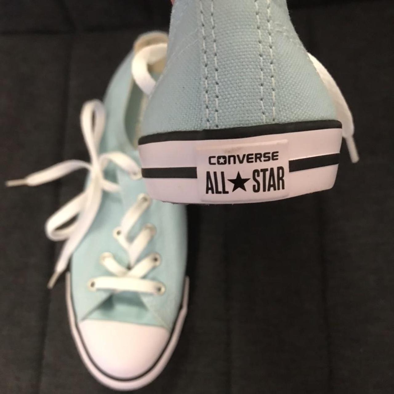 Brand new converse. Slim line. Low cut. Not worn so. Depop