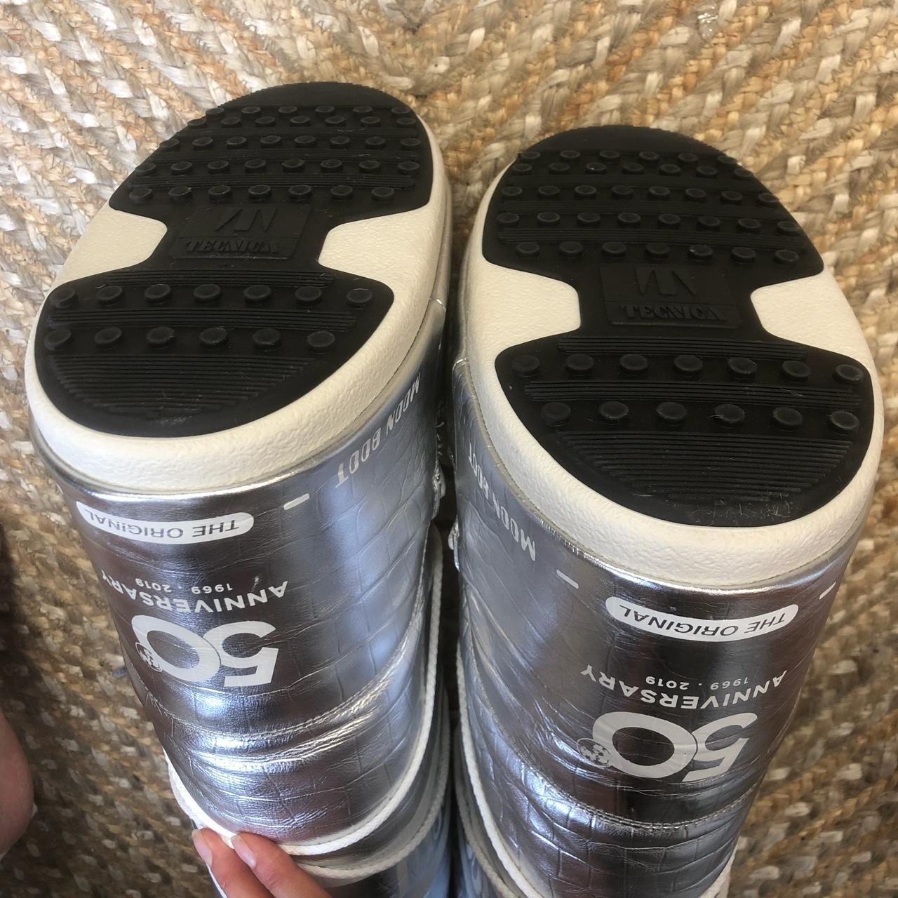 Moon Boot 50th Anniversary special edition silver... Depop