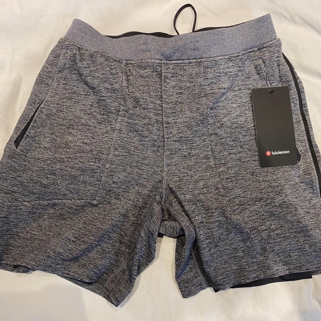 LuluLemon Running Shorts. New with Tags. Grey Mens... - Depop