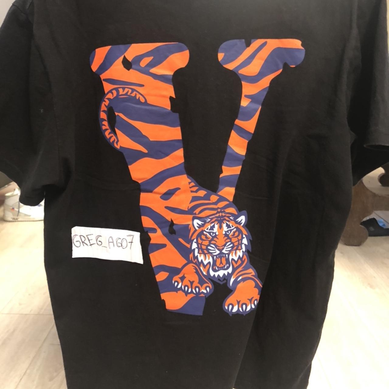 Vintage Majestic Detroit Tigers tee #35 condition : - Depop