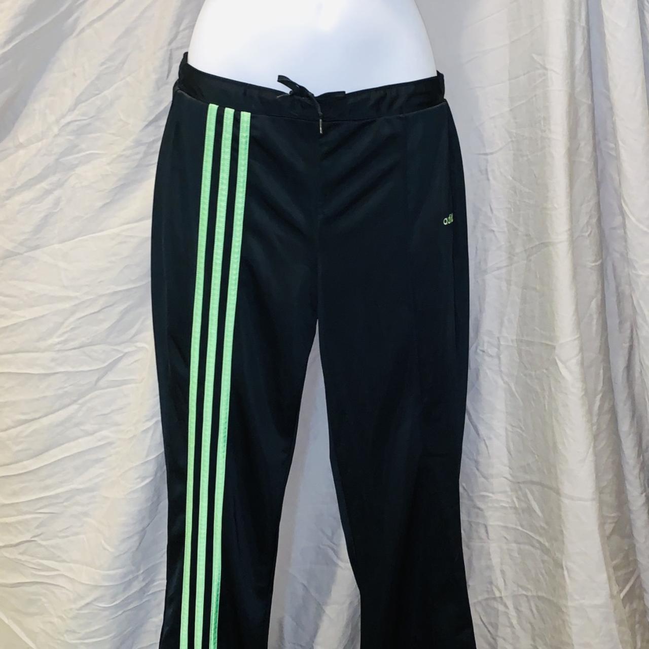 Adidas neon green store pants