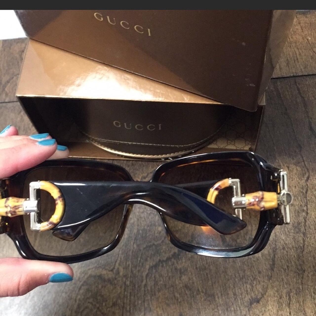 Gucci bamboo best sale horsebit sunglasses