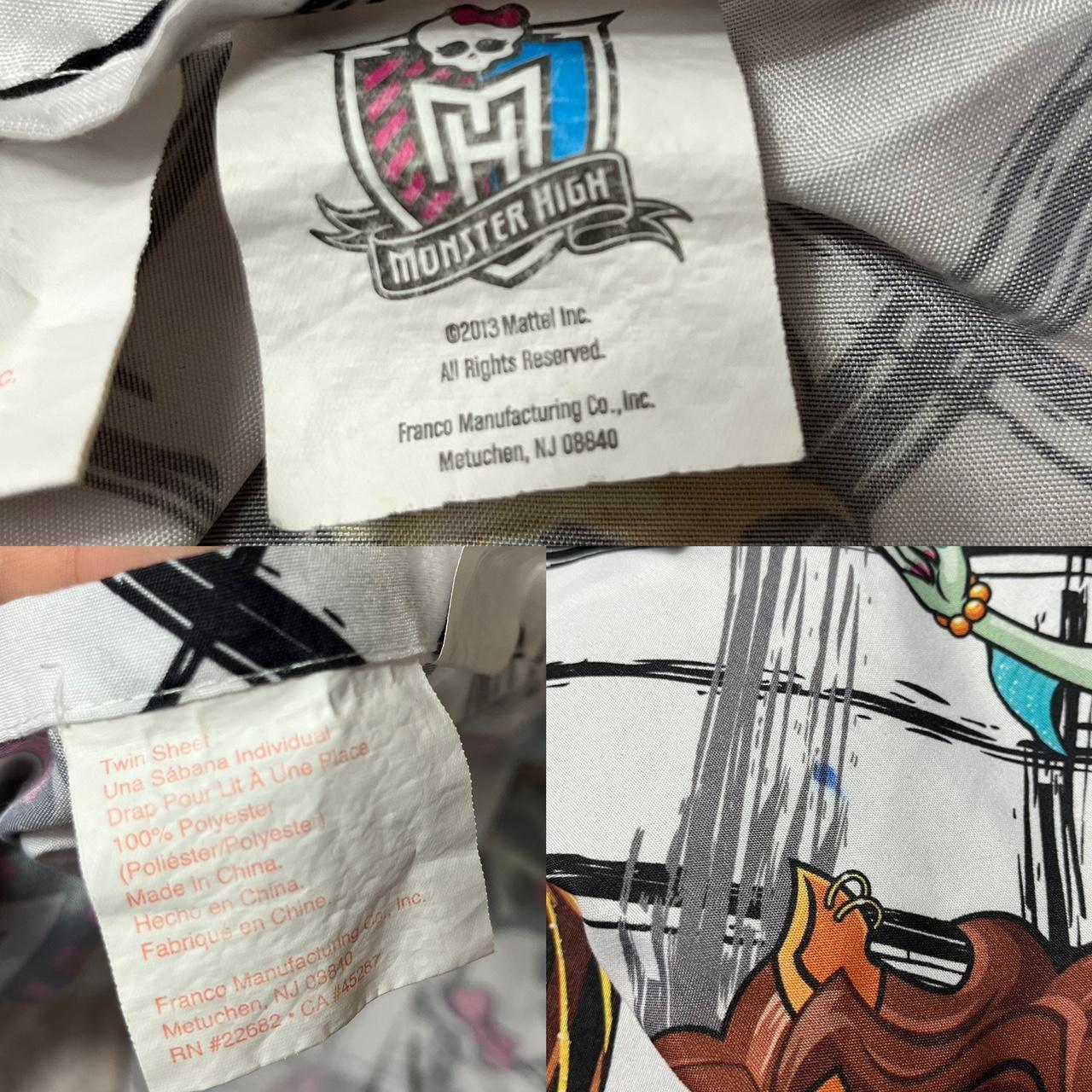 Monster High Bed Sheet Adorable twin sized sheet... Depop