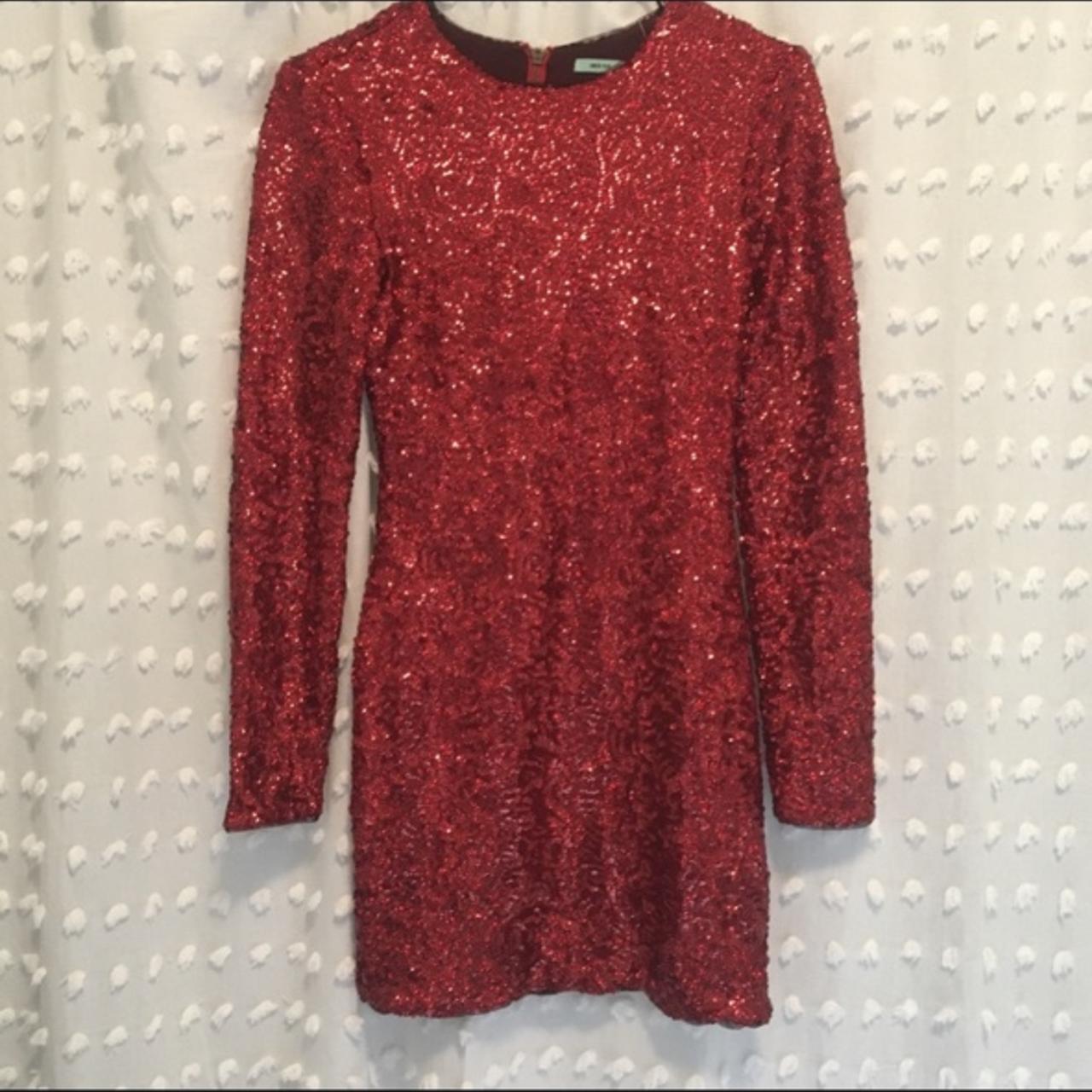 Urban Outfitters Women's Red Dress | Depop