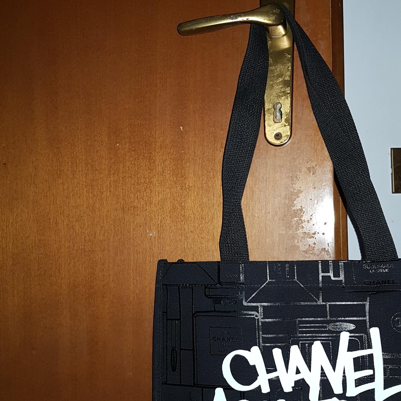 SUPER RARE* Chanel Academy tote bag in canvas with... - Depop