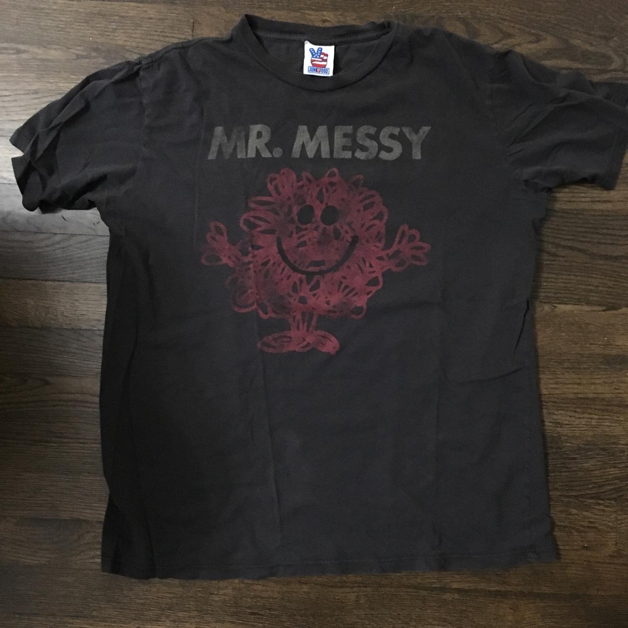 mr messy t shirt