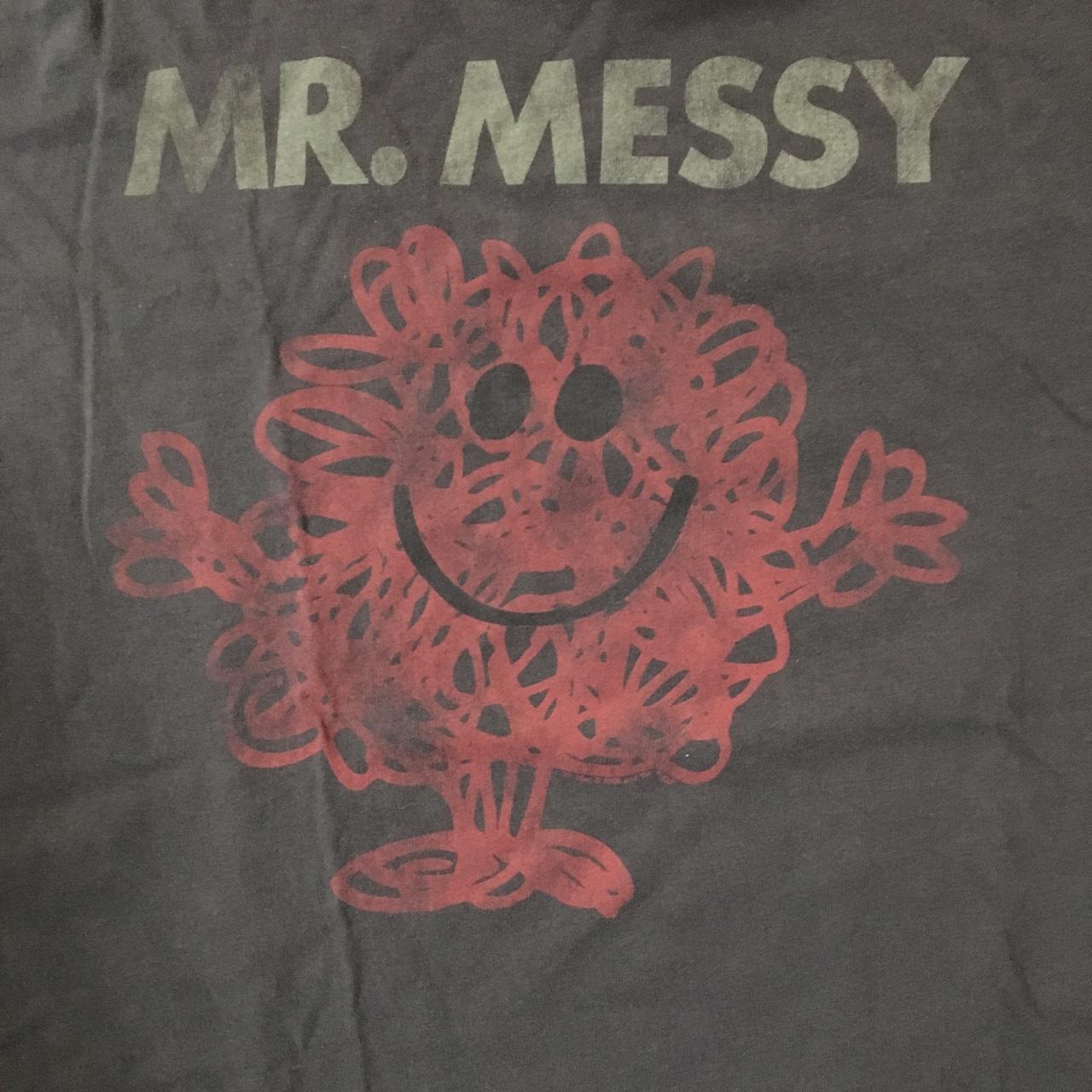 mr messy t shirt