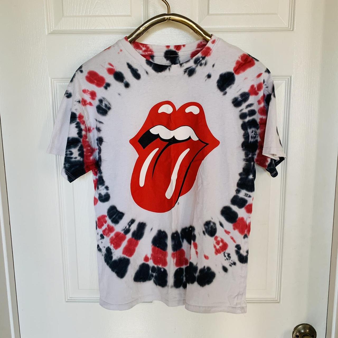 Rolling Stones tie dye band tee tshirt Size medium... - Depop