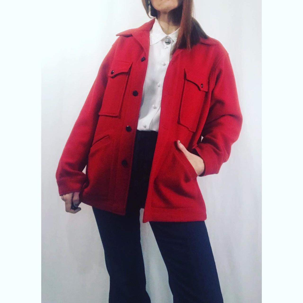pendleton red wool jacket