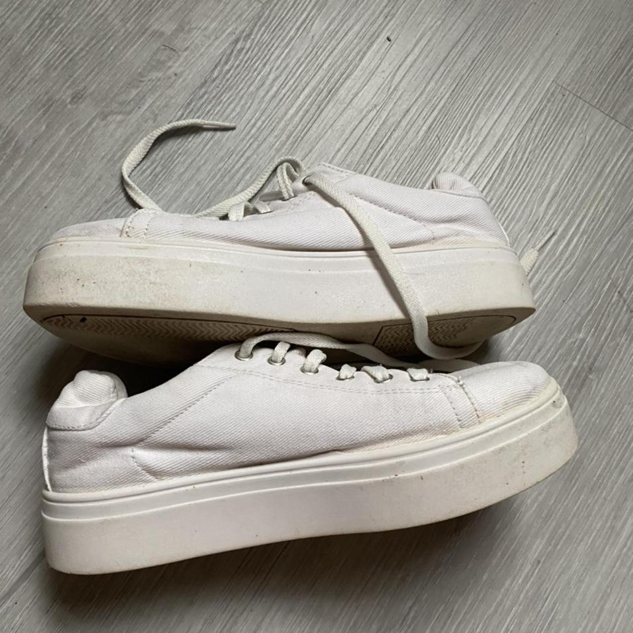 ASOS white chunky platform trainers Good condition... - Depop