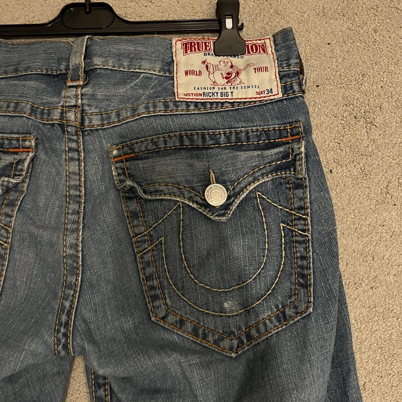True Religion oversize baggy jeans size men’s... - Depop