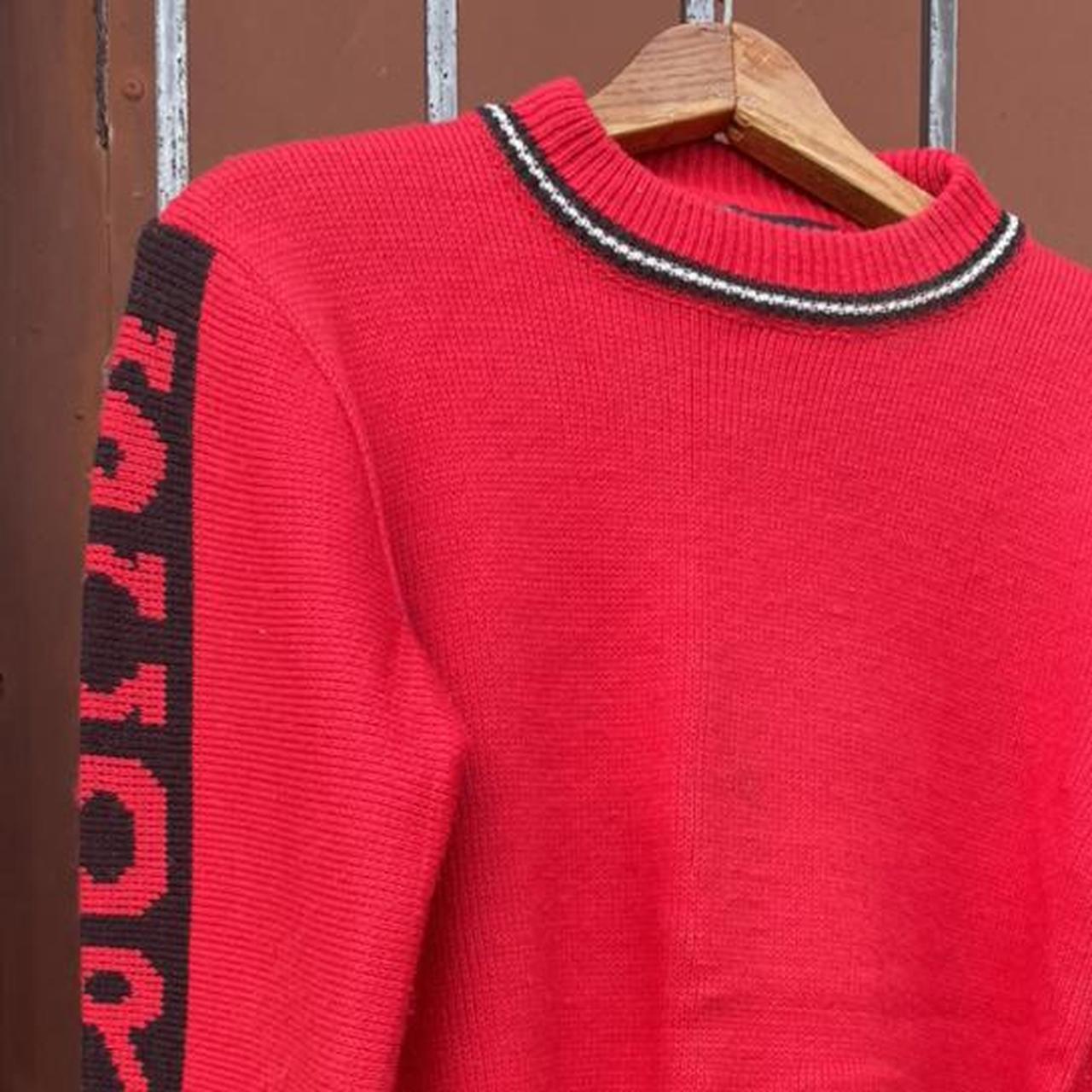 American Vintage Men's Red and Black Jumper (4)