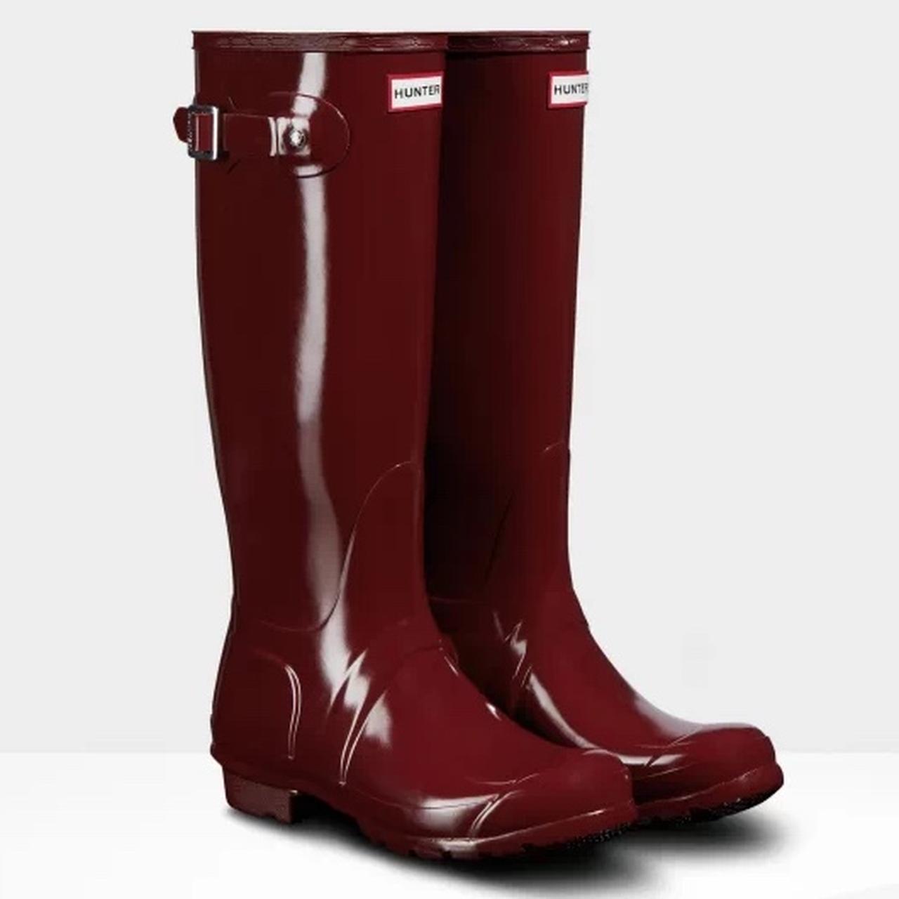 Little burgundy hunter store boots