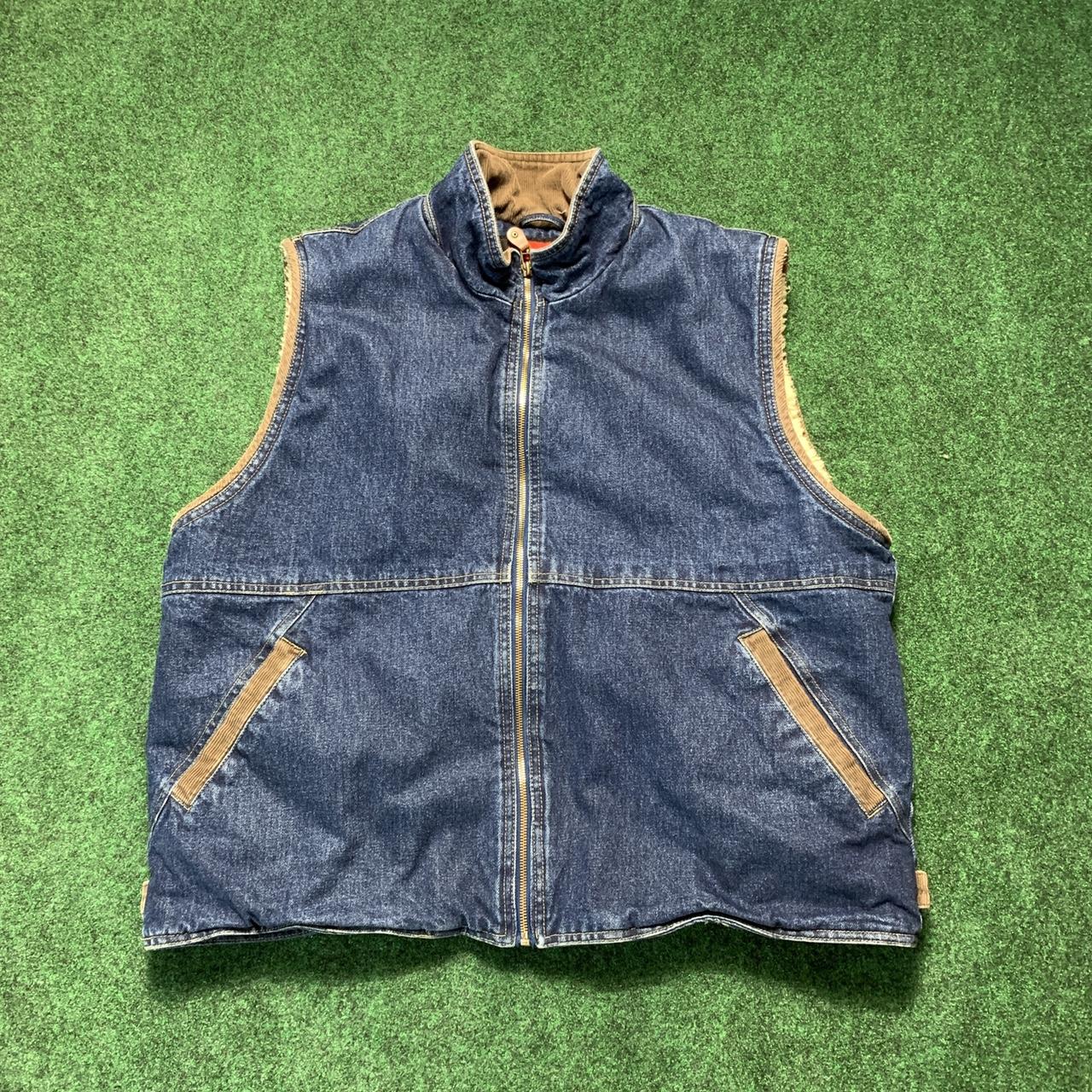 wrangler fleece vest