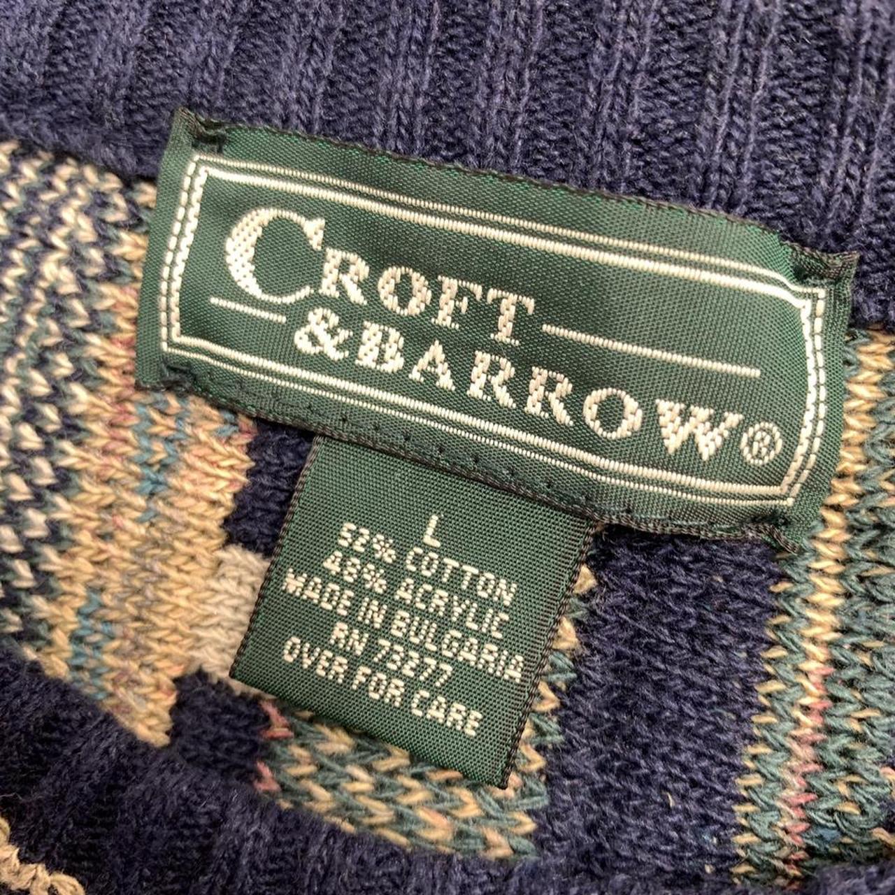 Vintage Croft and Barrow Coogi style knitted... - Depop