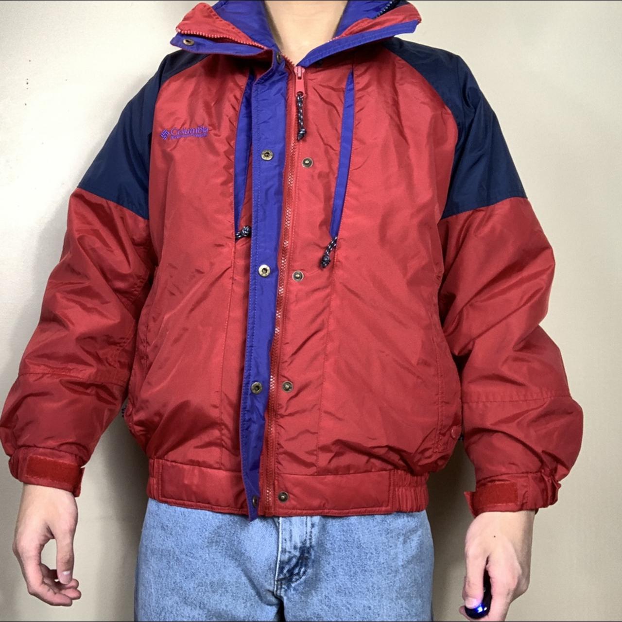 Columbia Sportswear Womens Red And Purple Jacket Depop 1943