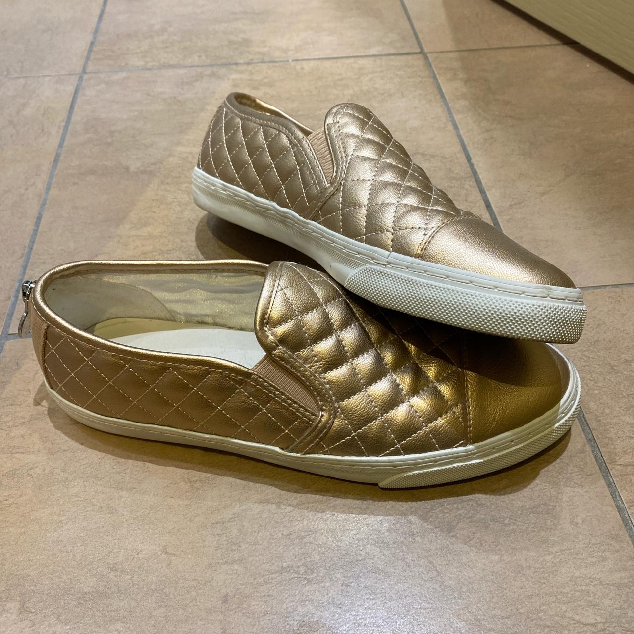 GOLD GEOX RESPIRA WOMEN’S SLIP ON SHOES Only worn... - Depop