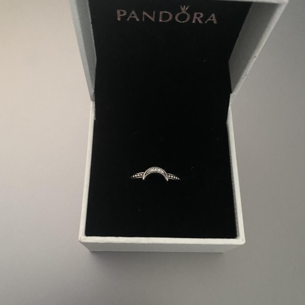 Crescent moon ring, Pandora, Size 52