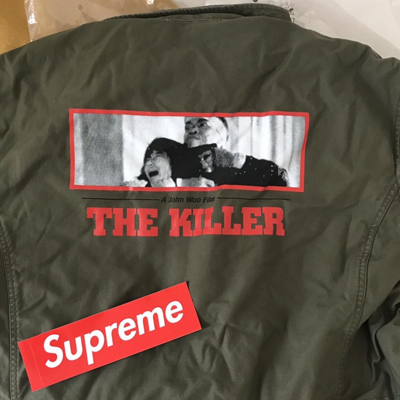 Supreme x The Killer M-65 Jacket - Olive, Large.