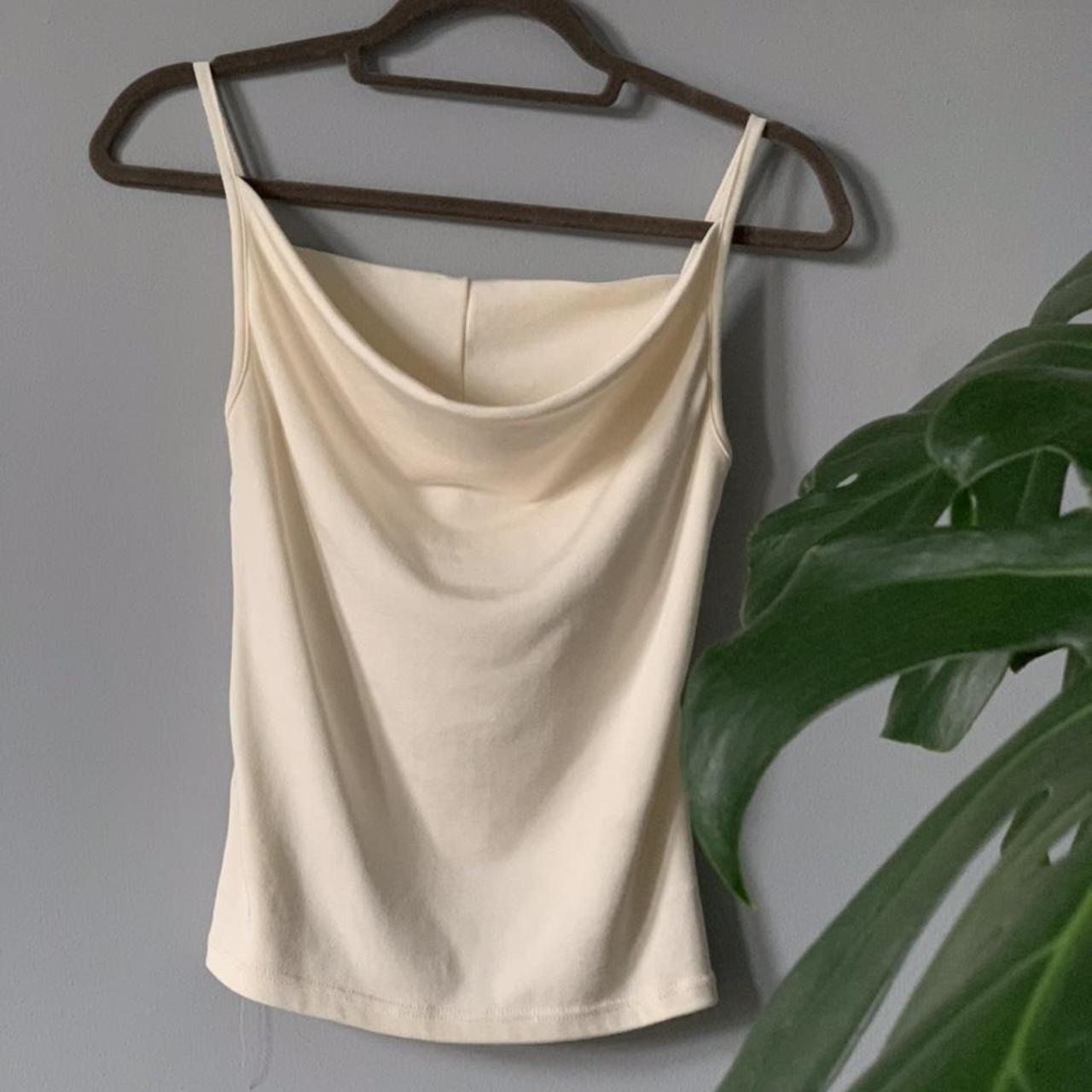 Women's Cream Vest | Depop