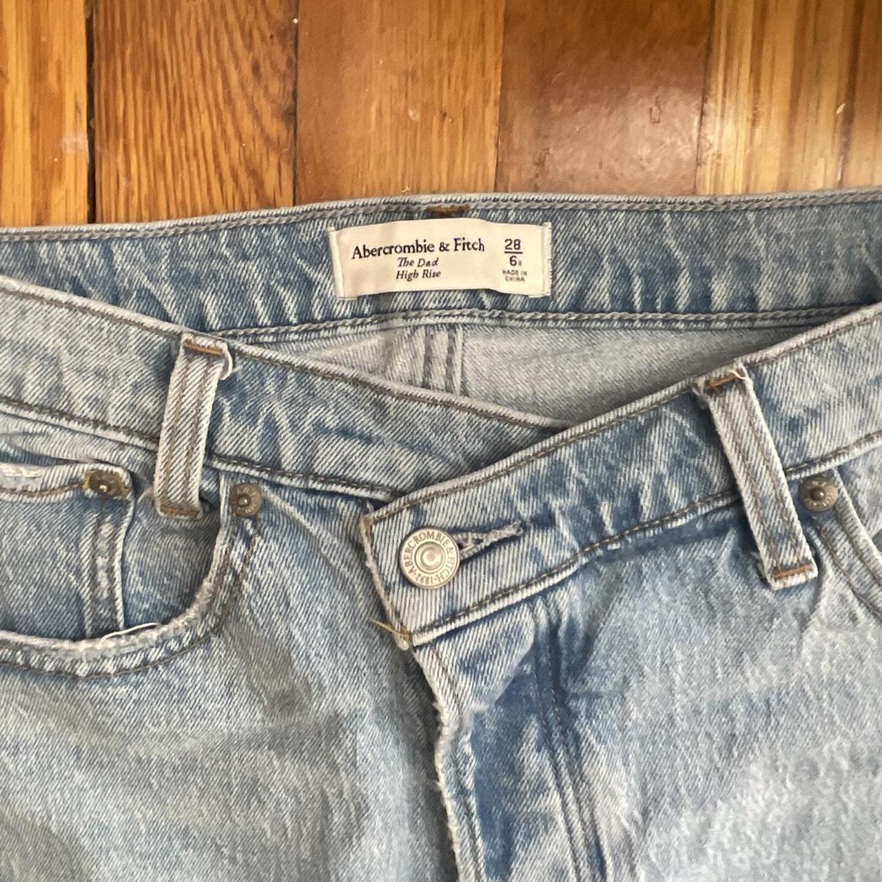 ABERCROMBIE CURVE LOVE CROSSOVER JEANS the... - Depop