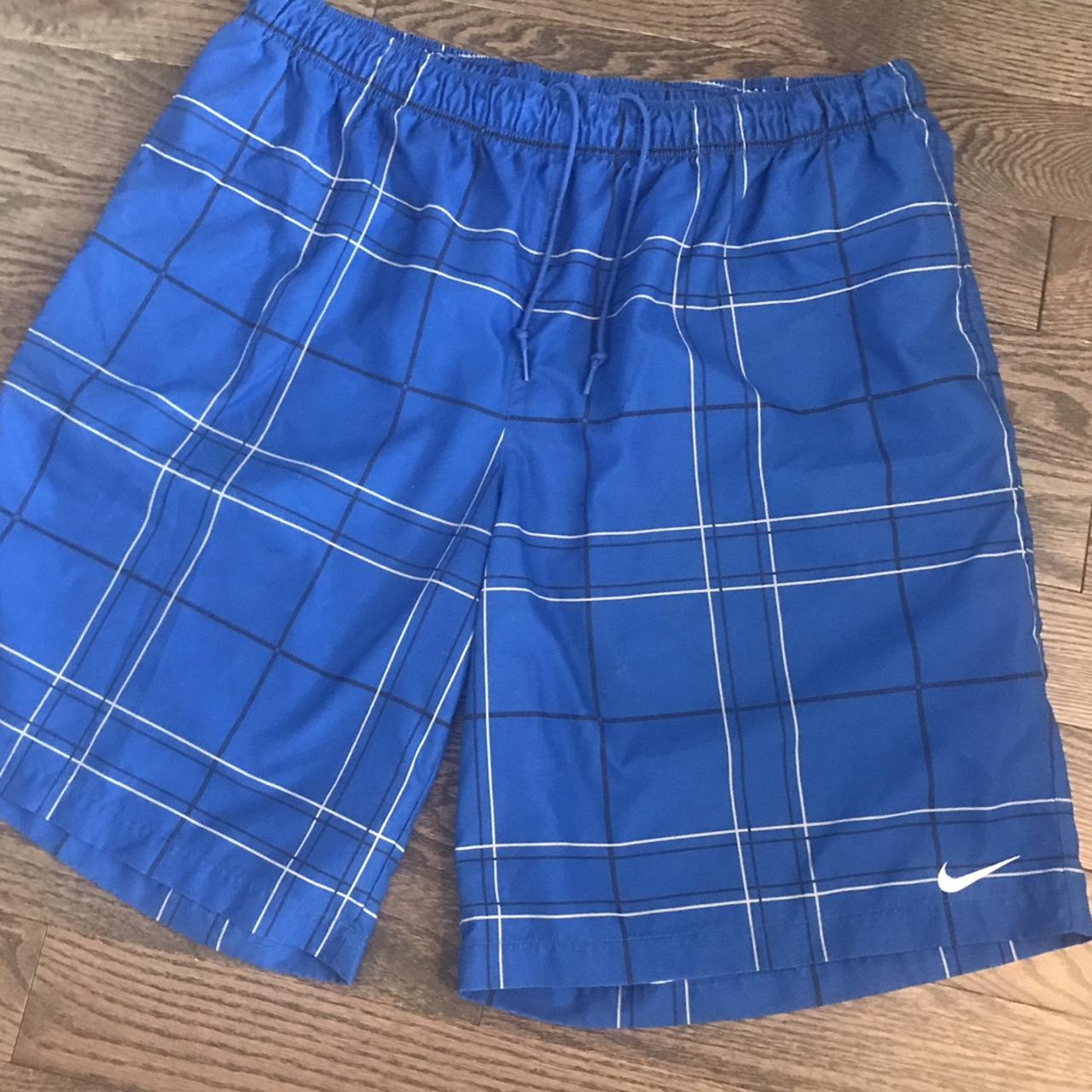Blue Nike men’s swimming shorts 3XL but can easily... Depop