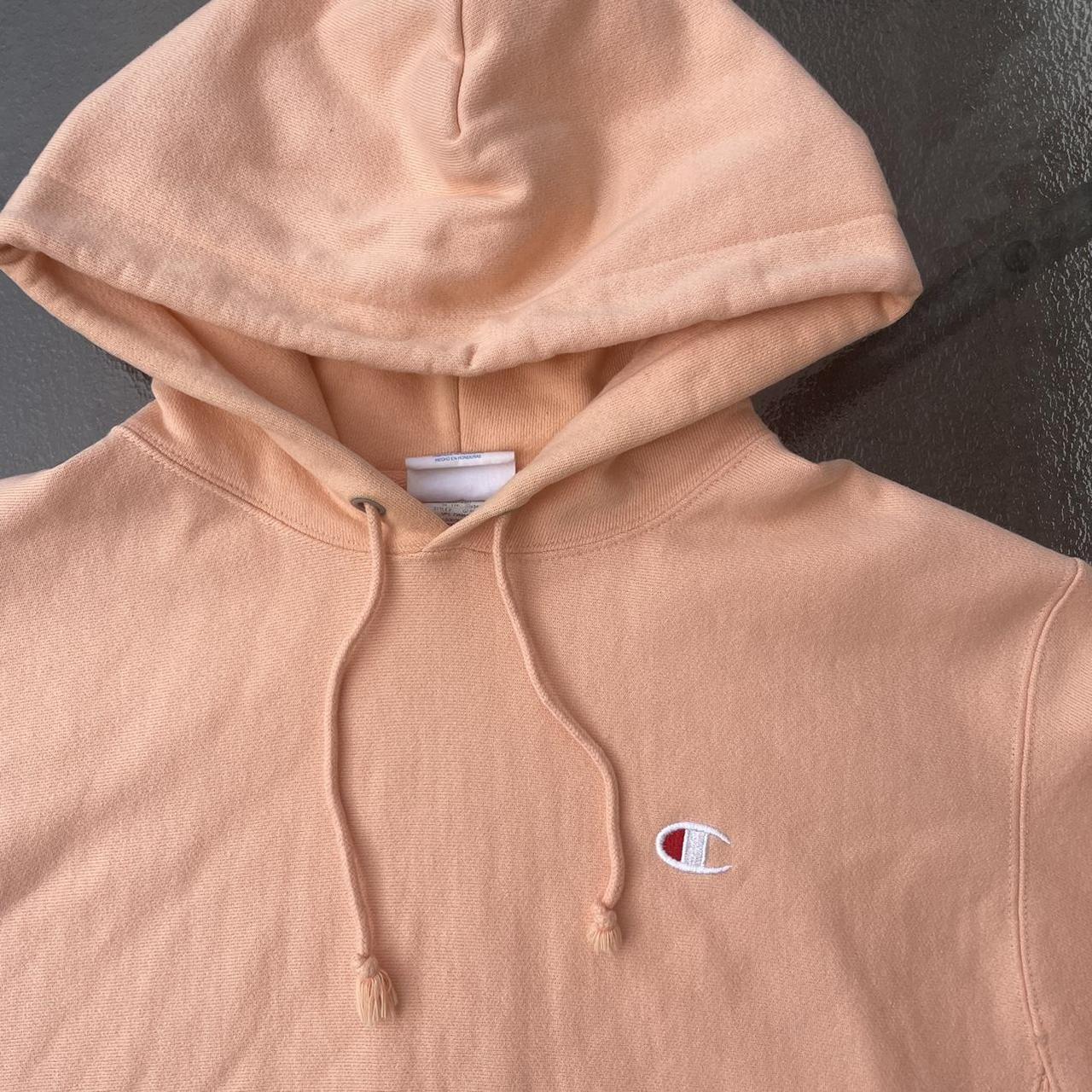 Champion hoodie clearance peach mens