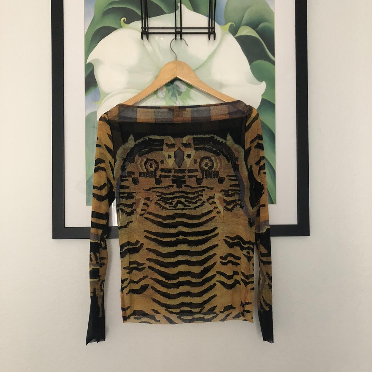 Vivienne Tam vintage tiger shirt! From her 90's | Depop