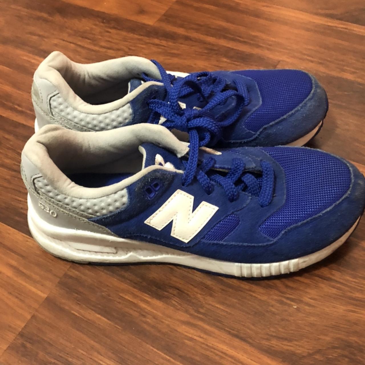 new balance royal white grey