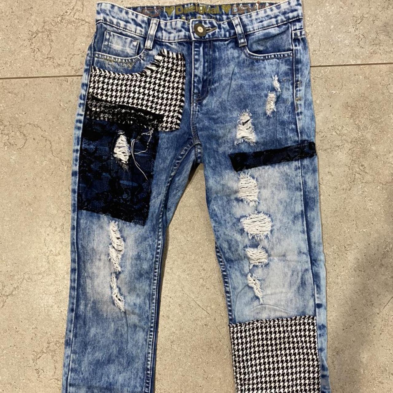 The coolest and most unique pair of jeans I have... - Depop