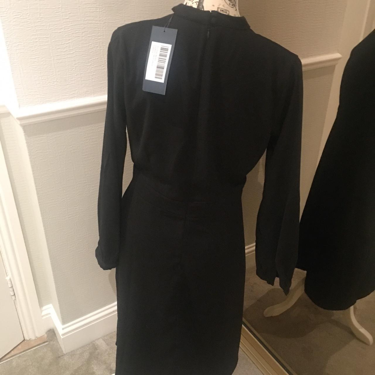 Brand new Sosander black dress with v neck and... - Depop