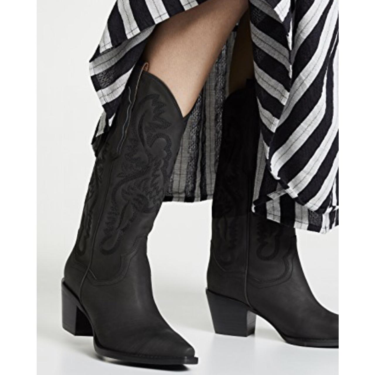 jeffrey campbell dagget western boot latte