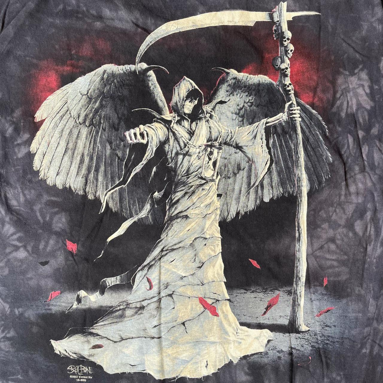 The Mountain shirt 2007 Grim Reaper Angel of Death... - Depop