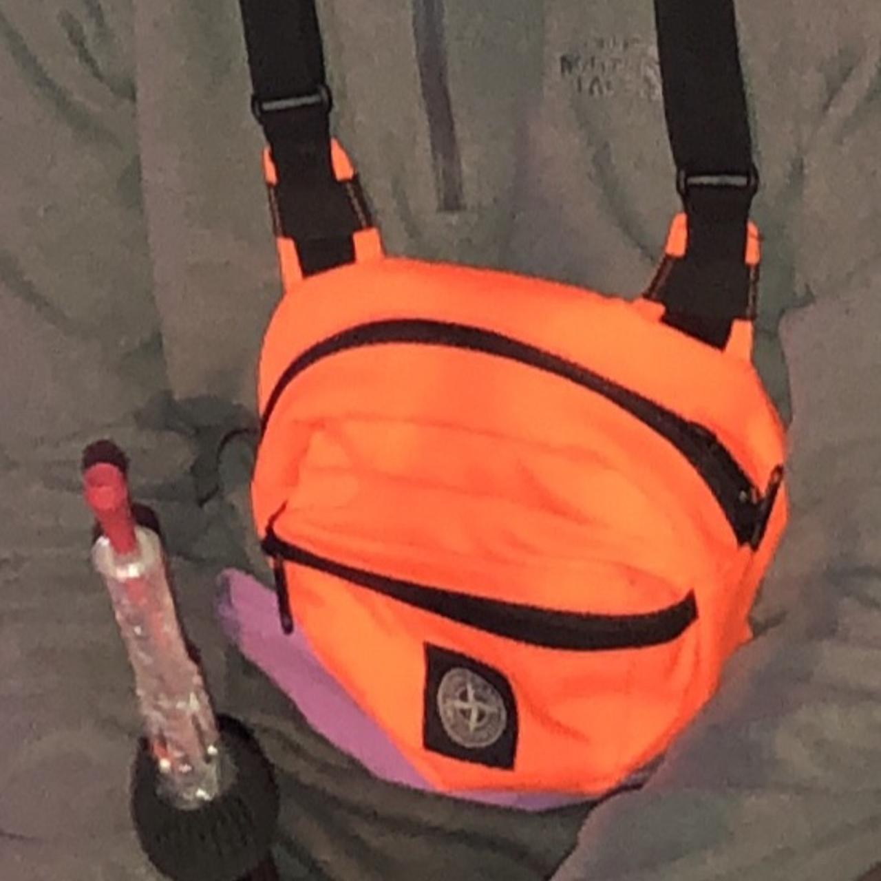 Stone island Orange bum bag Neck strap Brought