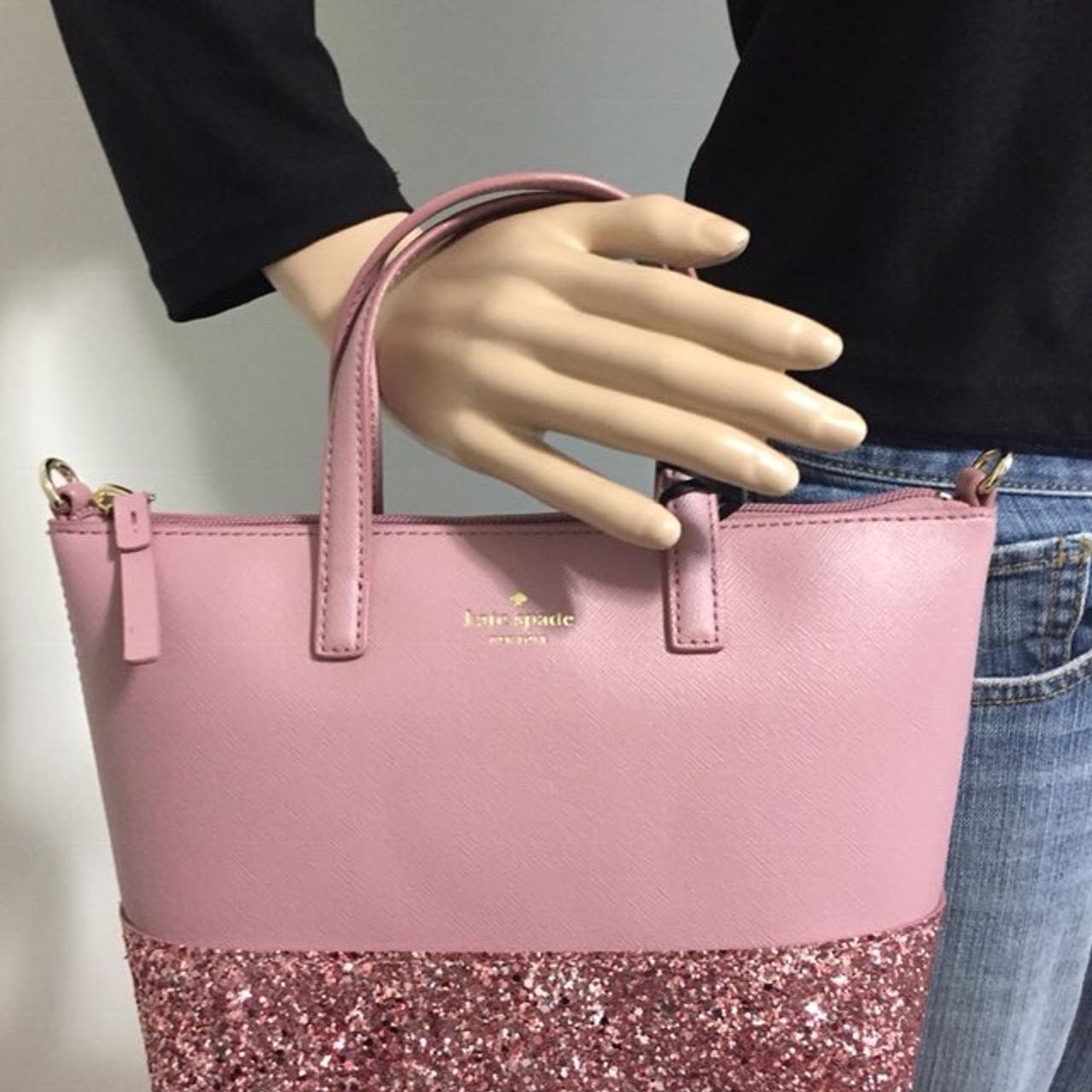 Kate Spade New York Lola Glitter Small Satchel Crossbosy Bag Rose Pink :  Clothing, Shoes & Jewelry - Amazon.com