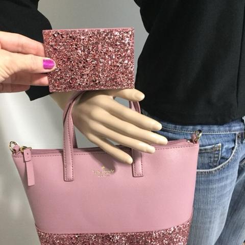 Kate spade clearance half glitter purse