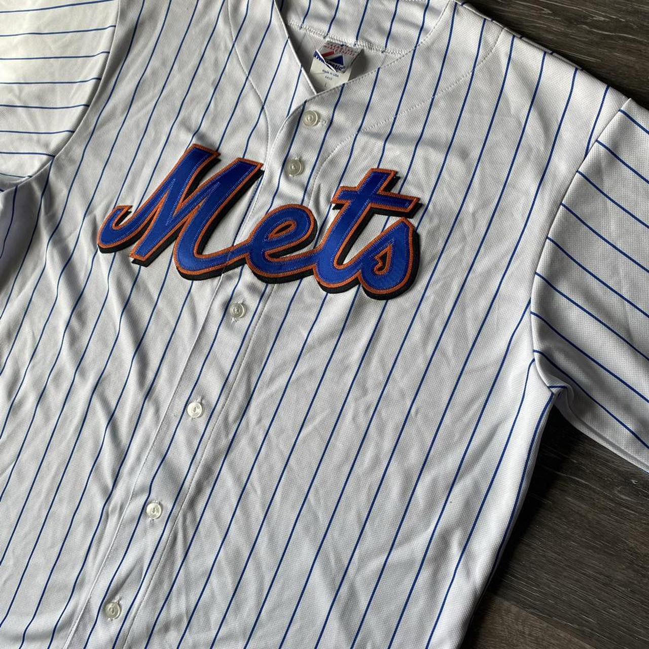 EUC Majestic Authentic Collection NY Mets Youth - Depop