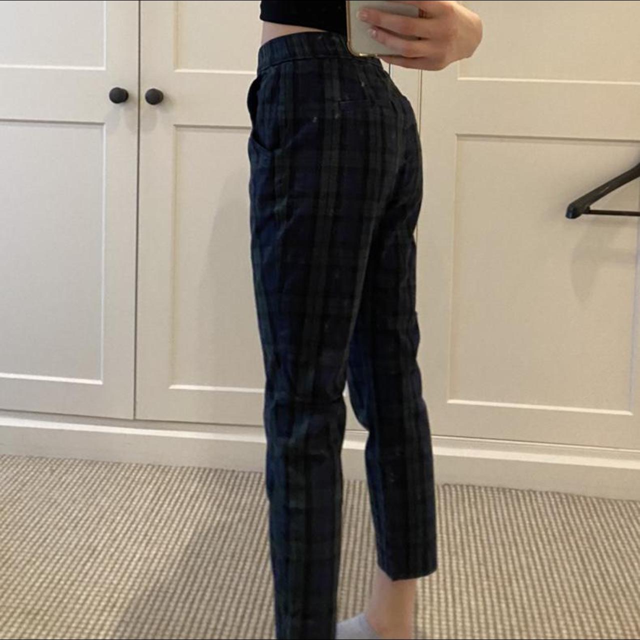 Hollister Plaid Pants Blue Size 26  35 22 Off Retail New With Tags   From Sopheavy