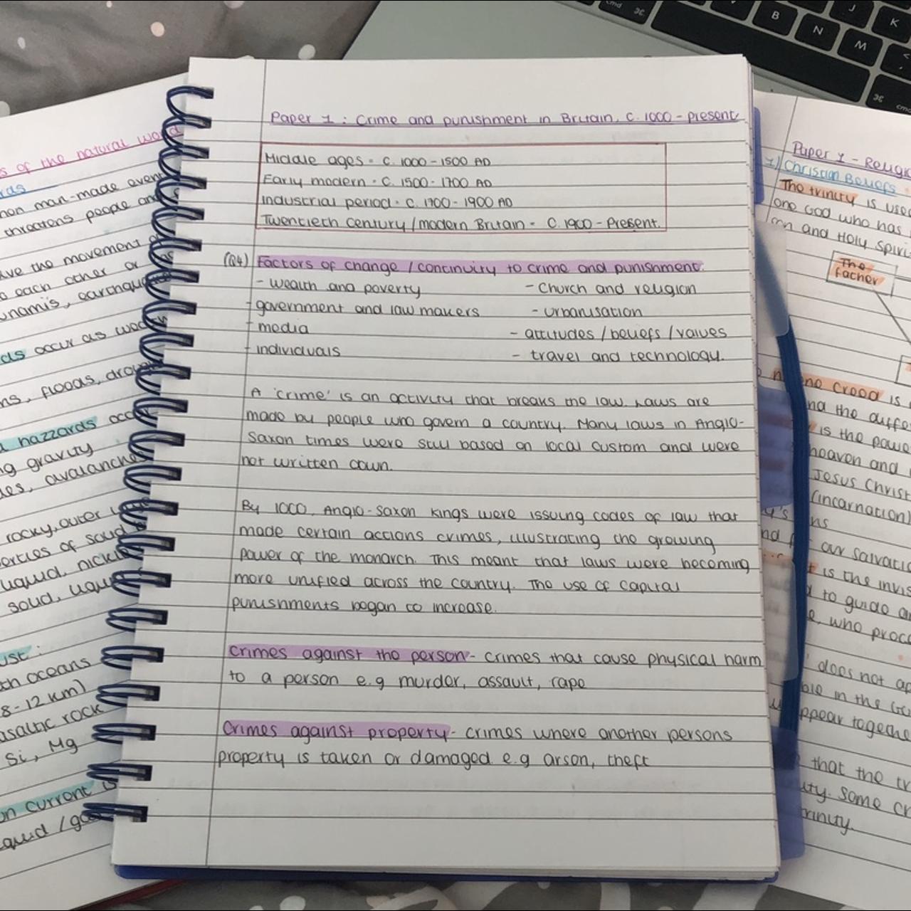 GCSE revision online notes! Certain notes come FREE... - Depop