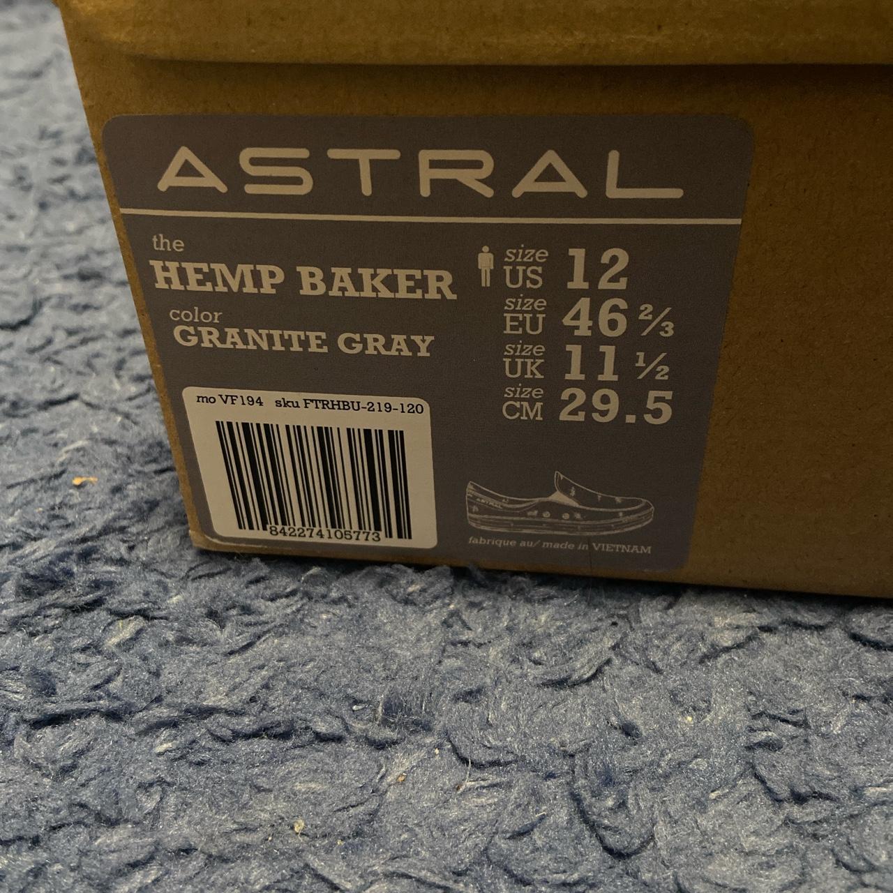 Astral Hemp Baker Men’s Shoes - Size 12 - Graphite... - Depop