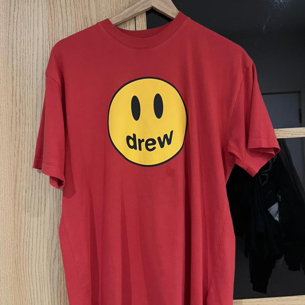 Drew House Men's Red and Yellow T-shirt